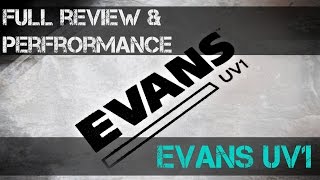 New EVANS UV1 Drumhead  SNARE amp TOMS  Full Review amp Performance [upl. by Anileve799]