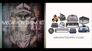 Megatron Drum Kit Vol 2  Buy www DrumKitSupply com  FL Studio  Akai Mpc Renaissance  Logic [upl. by Ainuj]