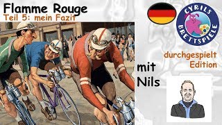 Flamme Rouge  mein Fazit  Cyrils BrettspieleS165E05 [upl. by Torosian]