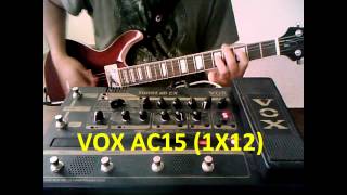 Vox Tonelab EX Cabinets Demo [upl. by Ayortal]