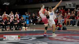 184lbs Dylan Fishback NC State vs Gavin Kane North Carolina [upl. by Aenal]