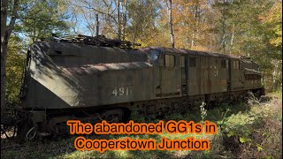 A Quick Look at the Abandoned GG1s in Cooperstown Junction [upl. by Ahsinet]