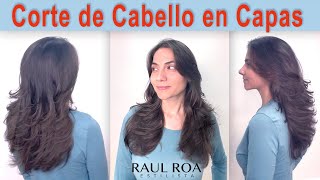 Corte de Pelo Mariposa RAUL ROA ESTILISTA [upl. by Yellah151]