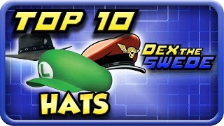 TOP 10  Hats in Gaming  DexTheSwede Feat Brutalmoose [upl. by Mayhew]