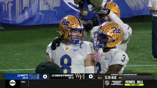 Pitt QB Kenny Pickett SICK Fake Slide TD Run vs Wake Forest  2021 College Football [upl. by Bill]