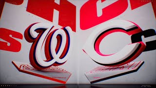 Mlb the show 24 PS5 Recap Washington Nationals vs Cincinnati Reds Opening Day [upl. by Aleras]