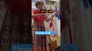 Through It All Andrae Crouch  Emily McHugh Violin gospelviolin MinusOnePH [upl. by So]