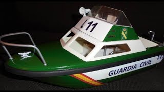 Patrullera de la Guardia Civil Playmobil Customizados [upl. by Aihsenot]