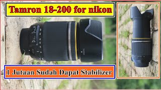 Tamron 18200 for nikon tele murah sudah stabilizer [upl. by Parker]