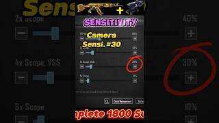 M762🔥 Sensitivity settings🎯📱4x scopezero recoil sensitivitybgmipubgmobileshortsviral [upl. by Nwad]