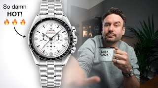 NEW Omega Speedmaster Pro White Dial  SO HOT [upl. by Boardman]