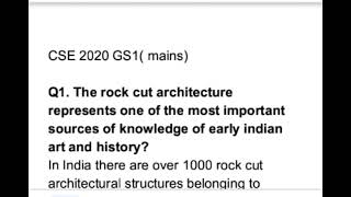 The rock cut architecture represents one of the most important sources of knowledge of early india [upl. by Ahsikel704]