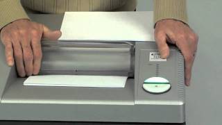 Fellowes 2326S Strip Cut Commercial Paper Shredder Demo Video [upl. by Joselow]