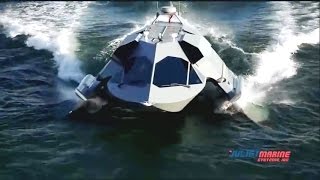 Juliet Marine  Supercavitating Very High Speed Stealth Surface Vessel Sea Trials 480p [upl. by Comras63]