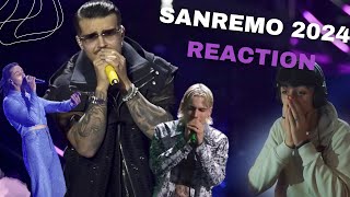 REAGISCO ALLE CANZONI DI SANREMO 2024 chi sarà il vincitore sanremo home [upl. by Nnyletak402]