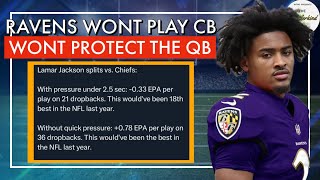 The Baltimore Ravens REFUSE to use their first round pickand they wont protect the QB 1197 [upl. by Sabas]