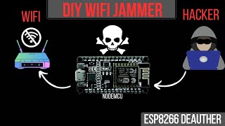 How to Jam WiFi Networks with ESP8266  No Coding Required [upl. by Catarina]