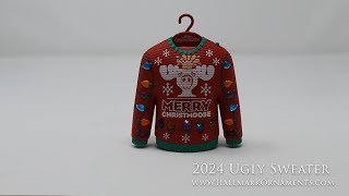 2024 Ugly Sweater Hallmark Ornament [upl. by Cirilo]