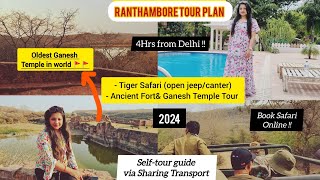 Ranthambore Tiger Safari Ranthambore Safari BookingRanthambore Tour Plan Ranthambore in April 2024 [upl. by Yntrok]