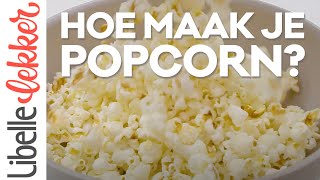 Hoe maak je popcorn [upl. by Aiuhsoj]