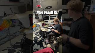 Loving the new drum kit 🥁 can’t wait to beat the sht out of it at the show tmr prodrums drums [upl. by Etteniotna]