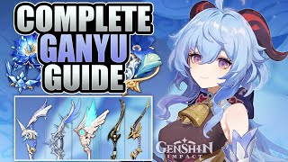 GANYU  COMPLETE GUIDE  MELT amp FREEZE Weapon Comparisons Artifacts amp Teams  Genshin Impact [upl. by Nichani]