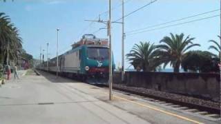 Genova  Ventimiglia E656  E464  E464 In Transito a Borgio Verezzi [upl. by Gabbert]