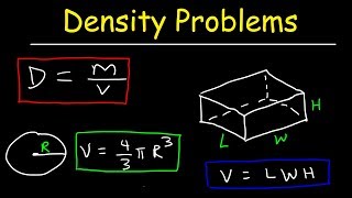 Density Practice Problems [upl. by Svend]