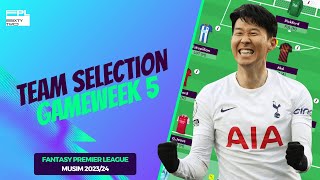 FPL Tips Gameweek 5  WILDCARD GW5 BAGUS GAK SIH  FPL Indonesia Tips 202324 [upl. by Duester251]