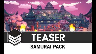 POLYGON Samurai Pack  Teaser 3D Low Poly Art for Games by SyntyStudios [upl. by Eadwina]