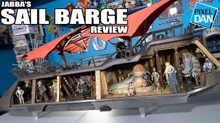 Jabbas Sail Barge Hasbro HasLab Star Wars Full Playset Review [upl. by Carley]