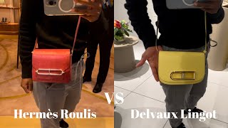 Delvaux Lingot vs Hermès Roulis  Which bag is the fairest of them all  Anesu Sagonda [upl. by Eliason489]