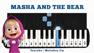 Dance Masha And The Bear Viral Tiktok  Easy Pianika Tutorial [upl. by Rehpotsirhcnhoj]