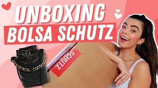 UNBOXING BOLSA SCHUTZ BUCKET RIVIERA  PAGUEI MUITO BARATO [upl. by Timotheus81]