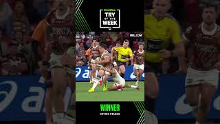 Staggs steps Staggs scores 🚀 nrl [upl. by Icul]