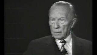 Konrad Adenauer ueber Juden und Wiedergutmachung [upl. by Cornela]