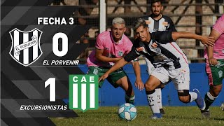 EL PORVENIR 0 EXCURSIONISTAS 1  GOLES [upl. by Aidile66]