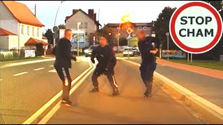 Bokser z Mielna vs Policja 1629 Wasze Filmy [upl. by Wolfy961]