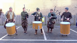 Special quotScotland The Bravequot mix by Scottish tribal band Clanadonia for St Andrews Day 2019 in Perth [upl. by Anneres]