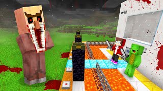 JJ amp Mikey Security House vs SCARY VILLAGER in Minecraft  Maizen [upl. by Rafe600]