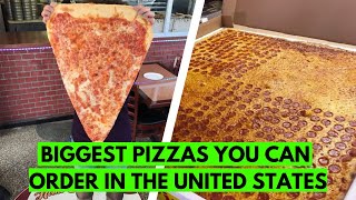 Biggest Pizzas You Can Order In The United States [upl. by Anyr]