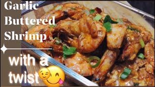 Sweet amp Spicy Garlic Buttered Shrimp  Easy Recipe  Cel Barcellano [upl. by Eibo576]