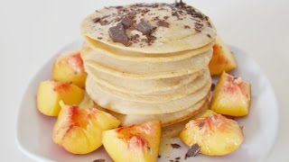 GESUNDE PANCAKES SELBER MACHEN  HASELNUSS PANCAKES  mit Haferflocken amp Dinkelmehl [upl. by Ly]