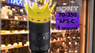 Sony 70350mm APSC for E mount The KING OF APSC zooms [upl. by Wildermuth]