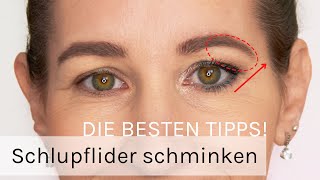 Schlupflider schminken  Die BESTEN Tipps [upl. by Llenrag]