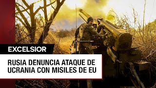 LO ÚLTIMO Rusia afirma que Ucrania atacó su territorio con misiles de EU [upl. by Lowrie]