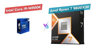 🆚 Intel i914900K vs AMD 9800X3D Which is Better 🤔 [upl. by Anelrac]