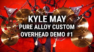 Meinl Cymbals  Kyle May  Pure Alloy Custom Overhead Demo 1 [upl. by Leahcimnaj]