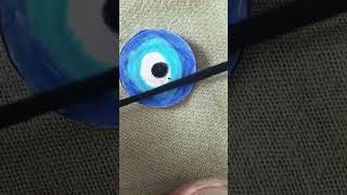 evil eye Rakhi  shanvi art studio  rakhi [upl. by Nahtanoj]