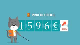 Prix du fioul domestique  semaine du 7 mars 2022 [upl. by Akeyla]